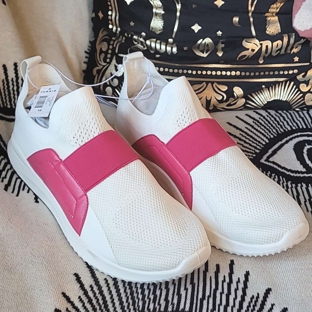 Pink & White sneakers
